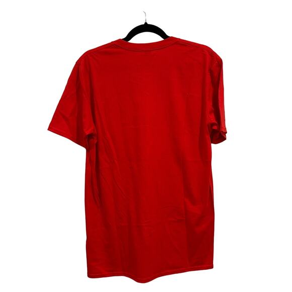 GILDAN ANIMAL CROSSING Lloid Red Short Sleeve Tee Size M - Picture 2 of 5